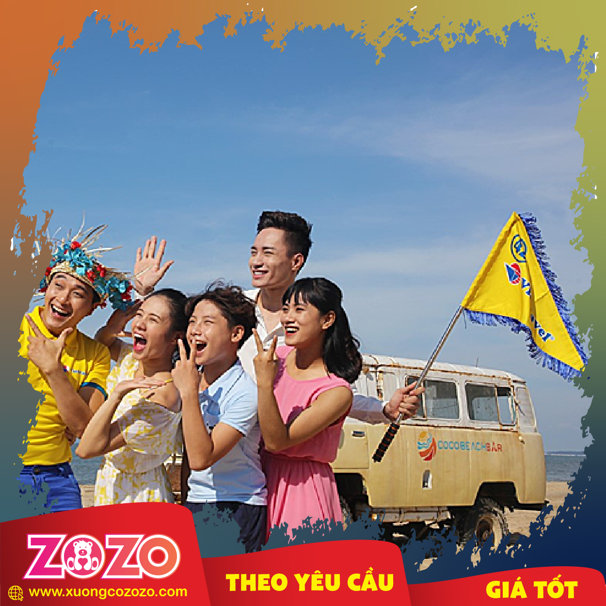 Cờ dẫn tour -05 Co dan tour 05